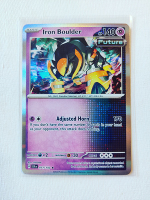 Iron Boulder Holo Rare