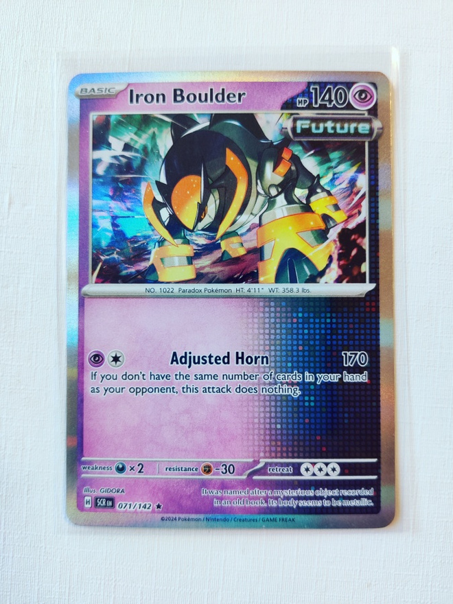 Iron Boulder Holo Rare