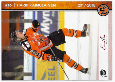 2017-18 HPK postikortti Team Issue Harri Kainulainen