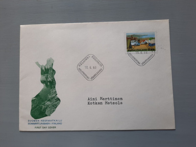 FDC Suomi 1968 kesämatkailu