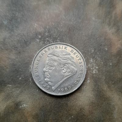 Deutsche 2 mark 1990 J