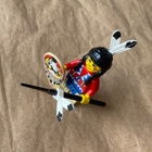 Lego Western Intiaani Soturi ja Kilpi & Seiväs Minifiguuri - pikkukuva 1