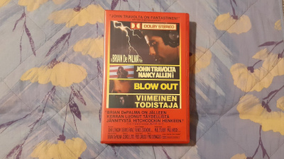 [VHS] BLOW OUT - VIIMEINEN TODISTAJA 1981 FIx