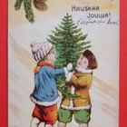 Vanha joulukortti kulk 1911 - pikkukuva 1