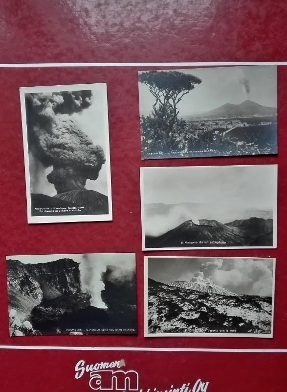 Vesuvius: 5 postikorttia/ 5 postcards (yhteishintaan)