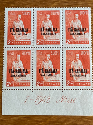 ITÄ-KARJALA MANNERHEIM 2MK NUMERRO KUUSILO**