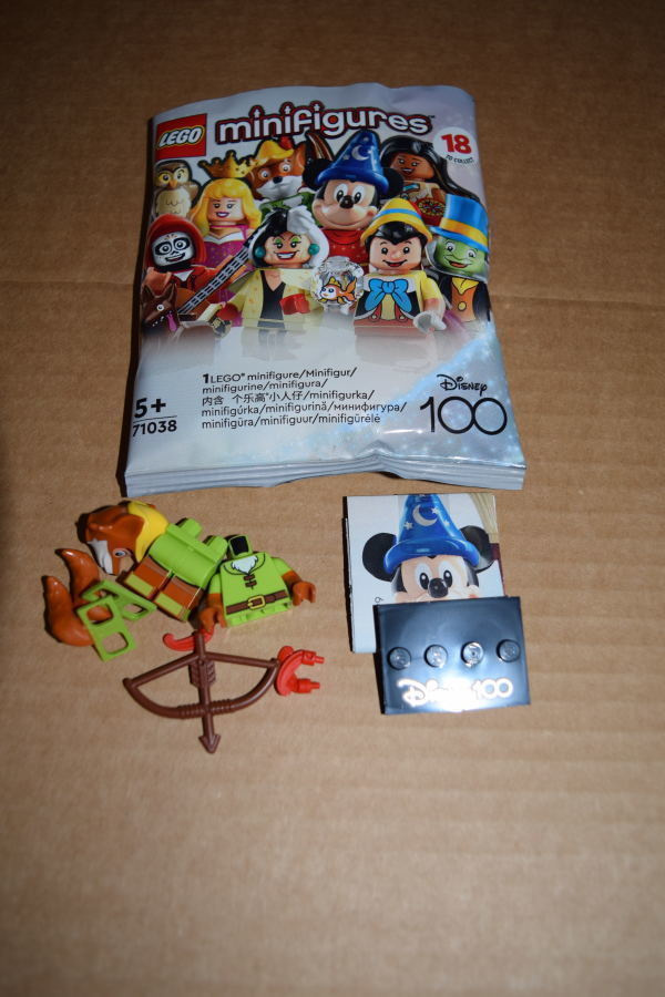 Lego 71038  Disney 100 minifiguuri Robin Hood