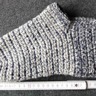 Alina´s Handmade virkatut tossut harmaa sävyinen - pikkukuva 2