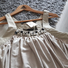 B.young beige lyhythelmainen Mekko / Mini Dress - koko S - pikkukuva 4