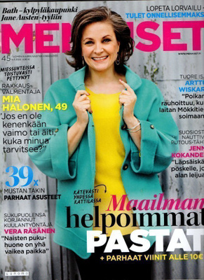 ME Naiset n:o 45 2014 Mia. Li. Arttu. Jenni: Veera Räsänen.