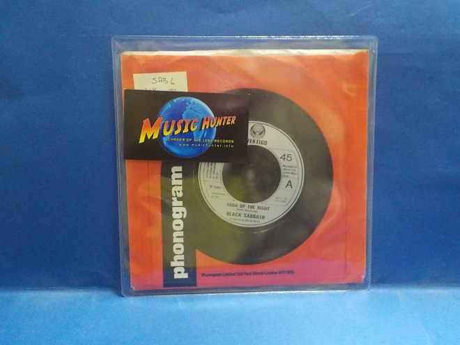 BLACK SABBATH - TURN UP THE NIGHT M- UK -82 JAN 7"