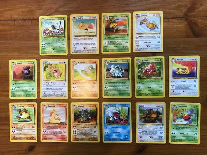 Pokemon kortit Jungle set Uncommons 3eur/kpl