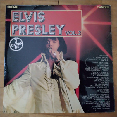 Elvis Presley vol 2-3 UK LPn "Box"