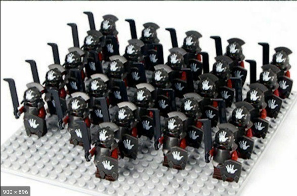 LOTR 21x URUKHAI  TROOPS  Lego figure - HEAD HUNTER STORE.