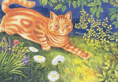 Louis Wain: Kissa vakoilee