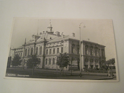 VANHA Postikortti Kuopio 1950-l Alkup.Mallikappale