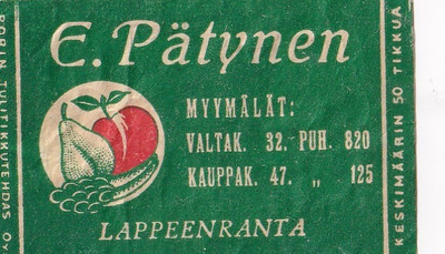 Lappeenranta, E. Pätynen b513