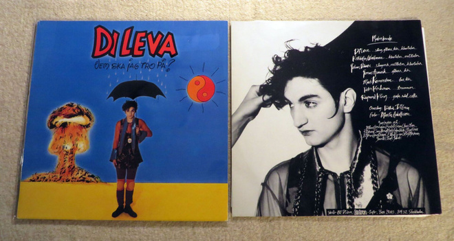 DI LEVA: Vem Ska Jag Tro På?  LP  (1987 Ruotsi)