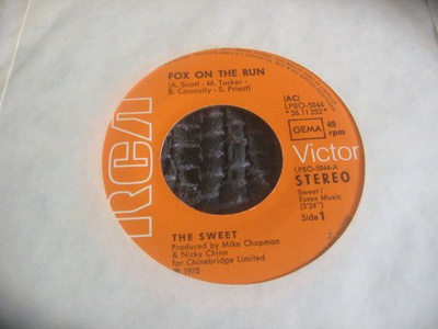 7" - The Sweet - Fox On The Run / Miss Demeanour