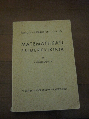 Matematiikan esimerkkikirja II lukioluokat