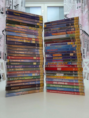 Disney-klassikot DVD-kokoelma (1-56, suurinosa muoveissa!)