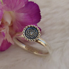 Spinning jewelry. 925 hopea sormus. Koko 18 - pikkukuva 1