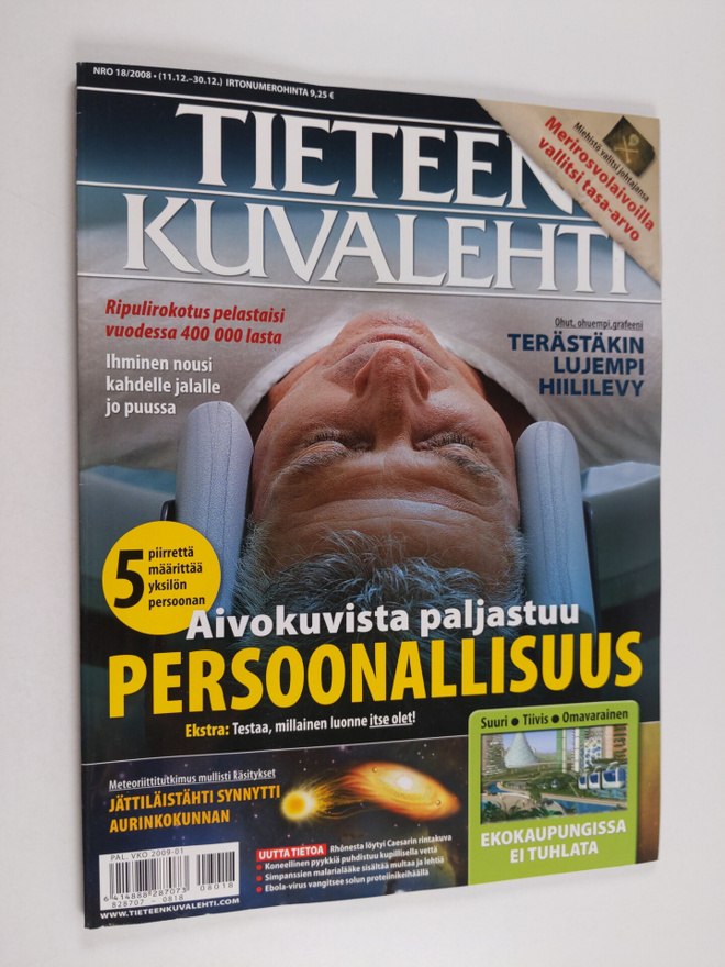 Tieteen kuvalehti vuosikerta 2008 (n:o 1-18)