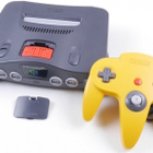 Nintendo 64 Console With Expansion Pak and Yellow Controll - pikkukuva 1