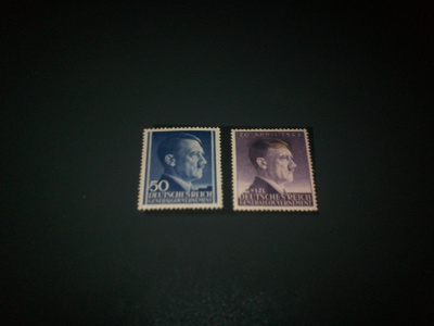 postimerkit Hitler 2kpl