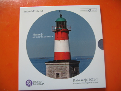 Suomi euro rahasarja 1c-2e BU - 2011 / I Harmaja