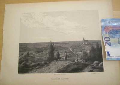 VANHA Gravyyri Lindholm Naantali 1887 Edlund Tilgmann ISO