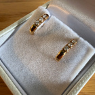 Silván Majlis timanttikorvakorut 0,12 ct, 14 K kultaa - pikkukuva 1