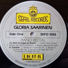 Gloria Saarinen – Piano Recital LP - pikkukuva 2