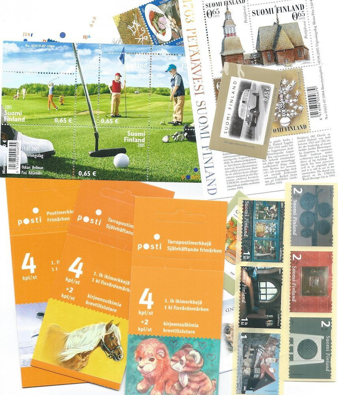 Ikimerkkejä v 2005-2006 61kpl ** + muut arvot n27€