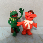 HYVÄKUNTOISET 70-LUVUN KERMIT JA FOZZIE FIGUURIT LÄNSI-SAKSA - pikkukuva 1