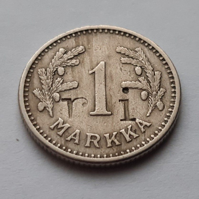 1 mk, circ, v . 1928 CuNi, erikoinen