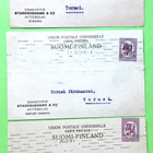 Ehiöt Suomi 1921 1922 postimerkit 60 60p 40 20 postikortit - pikkukuva 1