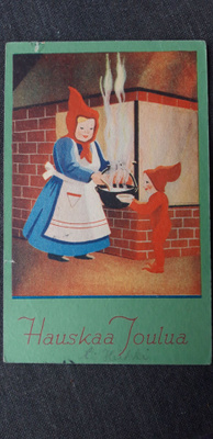 Kenttäposti joulukortti v. 1942