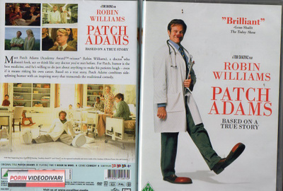 patch adams	(85 406)	UUSI	-FI-	DVD			robin williams	1998