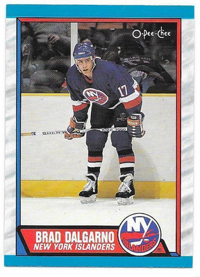 1989-90 OPC #246 Brad Dalgarno New York Islanders