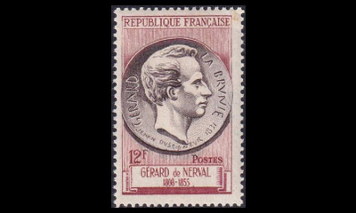 Ranska 1071 ** Runoilija Gérard de Nerval (1955)