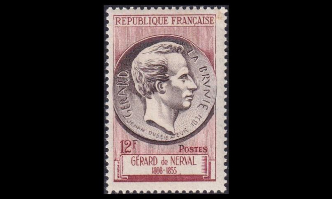 Ranska 1071 ** Runoilija Gérard de Nerval (1955)