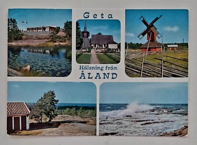 Geta, ÅLAND-KULKEMATON POSTIKORTTI
