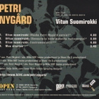 CD: Petri Nygård: Vitun suomirokki (cd-single) - pikkukuva 2
