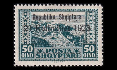 Albania 116 * Tasavallan julistaminen 50 Q (1925)