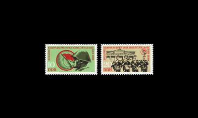 DDR 1874-5 ** Taistelujoukot 20v (1973)