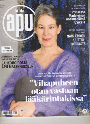 Apu n:o 5 2023 Hanna. Anni. Eero . 40-luku. Madeleine.