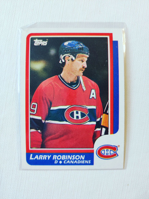 86-87 Topps - Larry Robinson