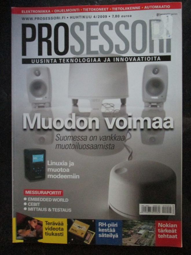 PROSESSORI TIETOKONE OHJELMOINTI TIETOLIIKENNE LEHTI 4/2009