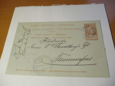 1899 Belgia ehiö Tampereelle